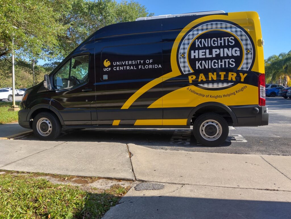 Donated Van Opens New Opportunities for Knights Pantry